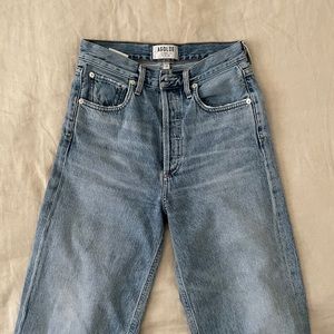 AGOLDE Ren High Rise Wide Leg Jeans